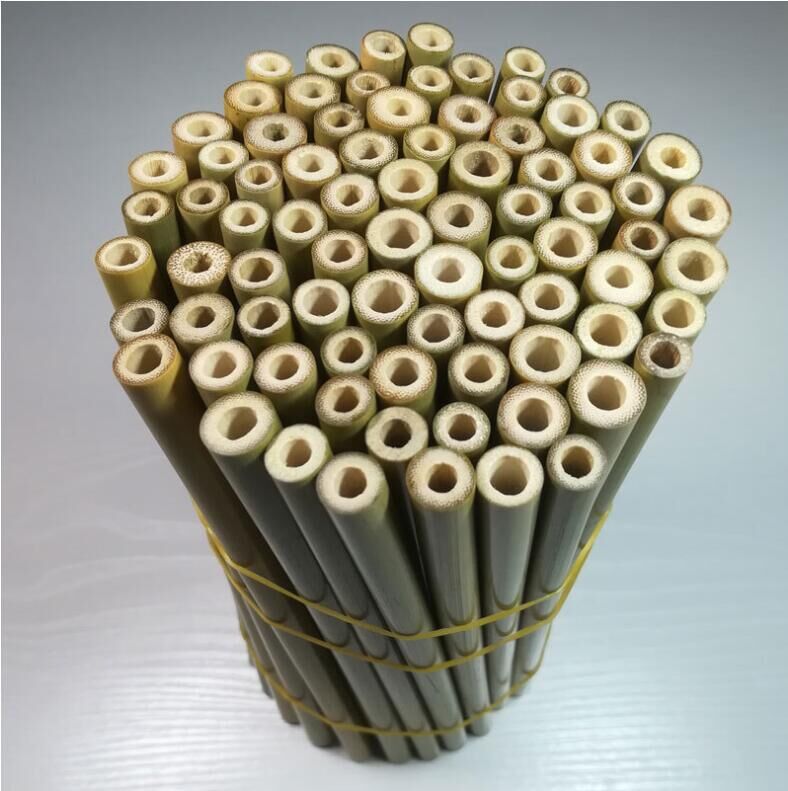 Bamboo Straws Green Bamboo Straws Environmentally Friendly Beverages Milk Tea Coffee Straws Stirring Green Bamboo Yellow Bamboo Straws