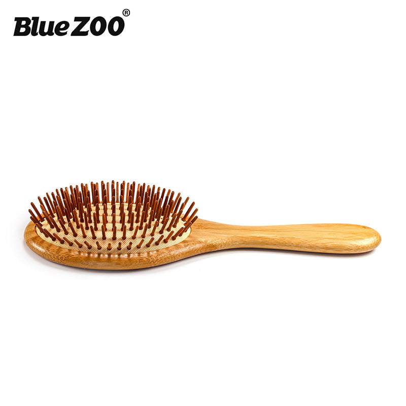 Pointed BlueZOO Massage Air Cushion Airbag Comb Bamboo Bristle Needle Comb Hairdressing Wood Comb